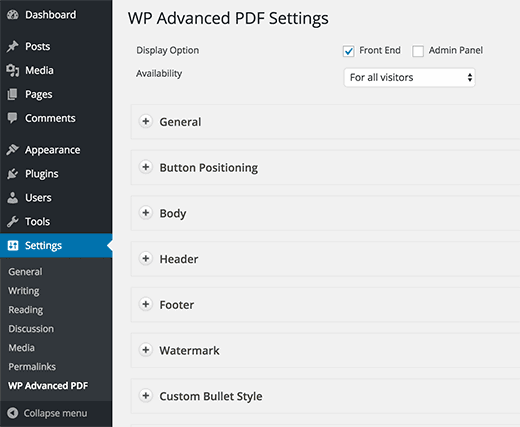 Como adicionar download de PDF no WordPress - Configurar plugin