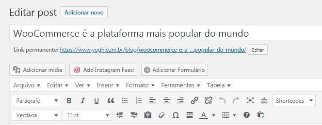 Título do artigo para o Yoast SEO