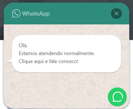 Botão do WhatsApp da Yogh